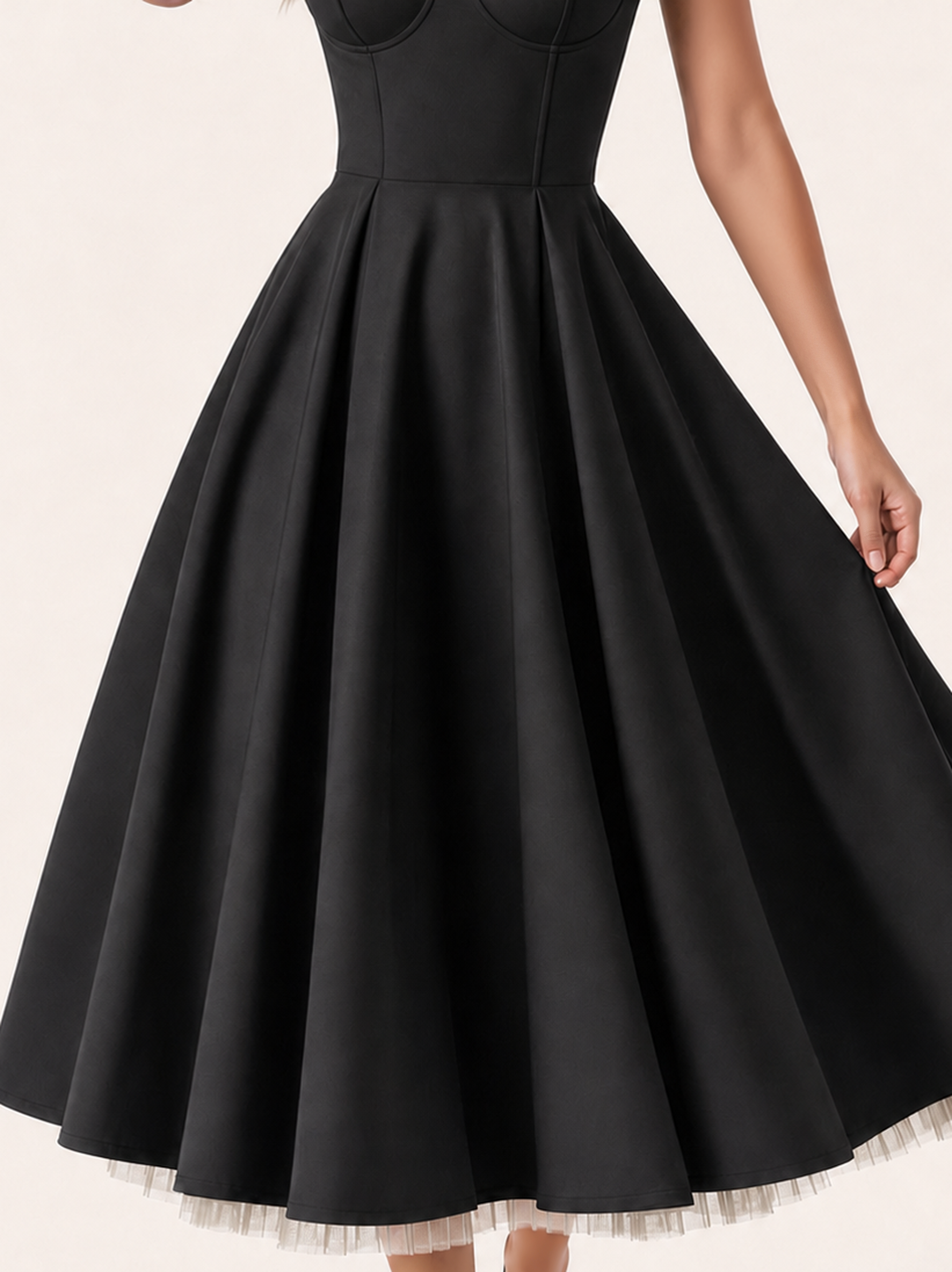 Mirabelle | Sweetheart Tulle Midi Dress