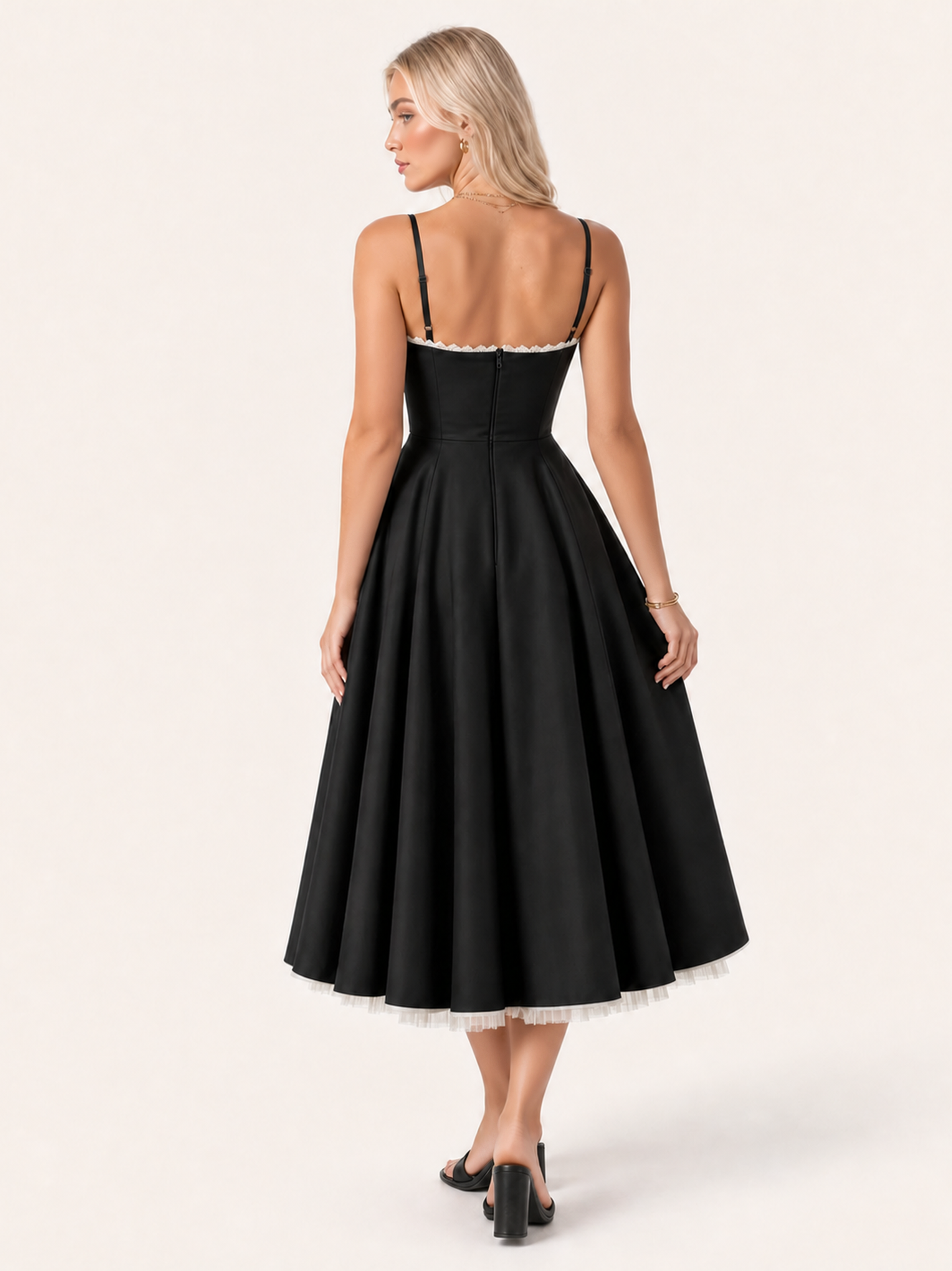 Mirabelle | Sweetheart Tulle Midi Dress