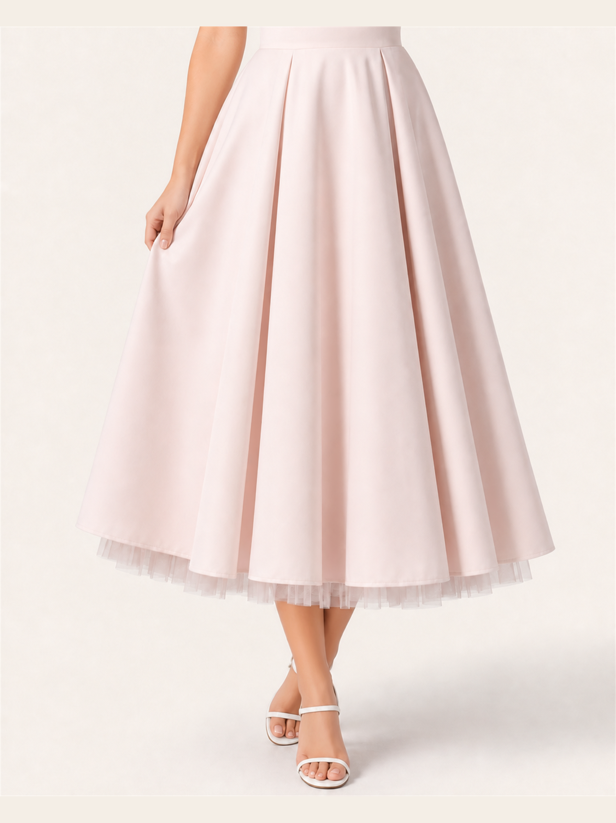 Mirabelle | Sweetheart Tulle Midi Dress