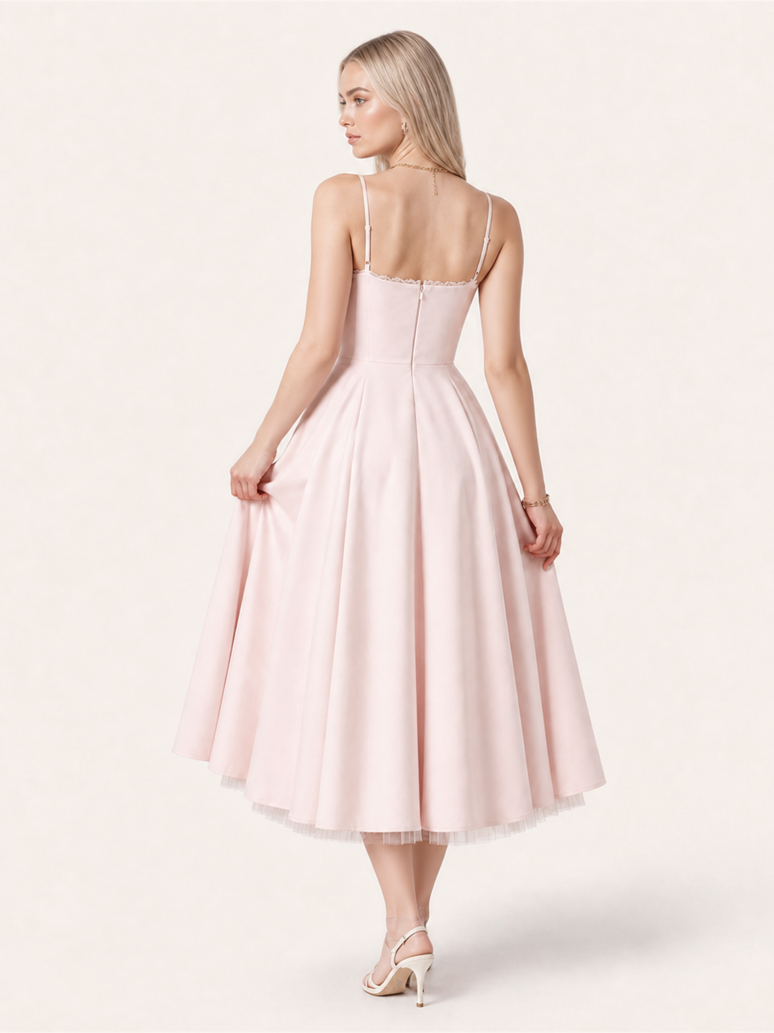 Mirabelle | Sweetheart Tulle Midi Dress