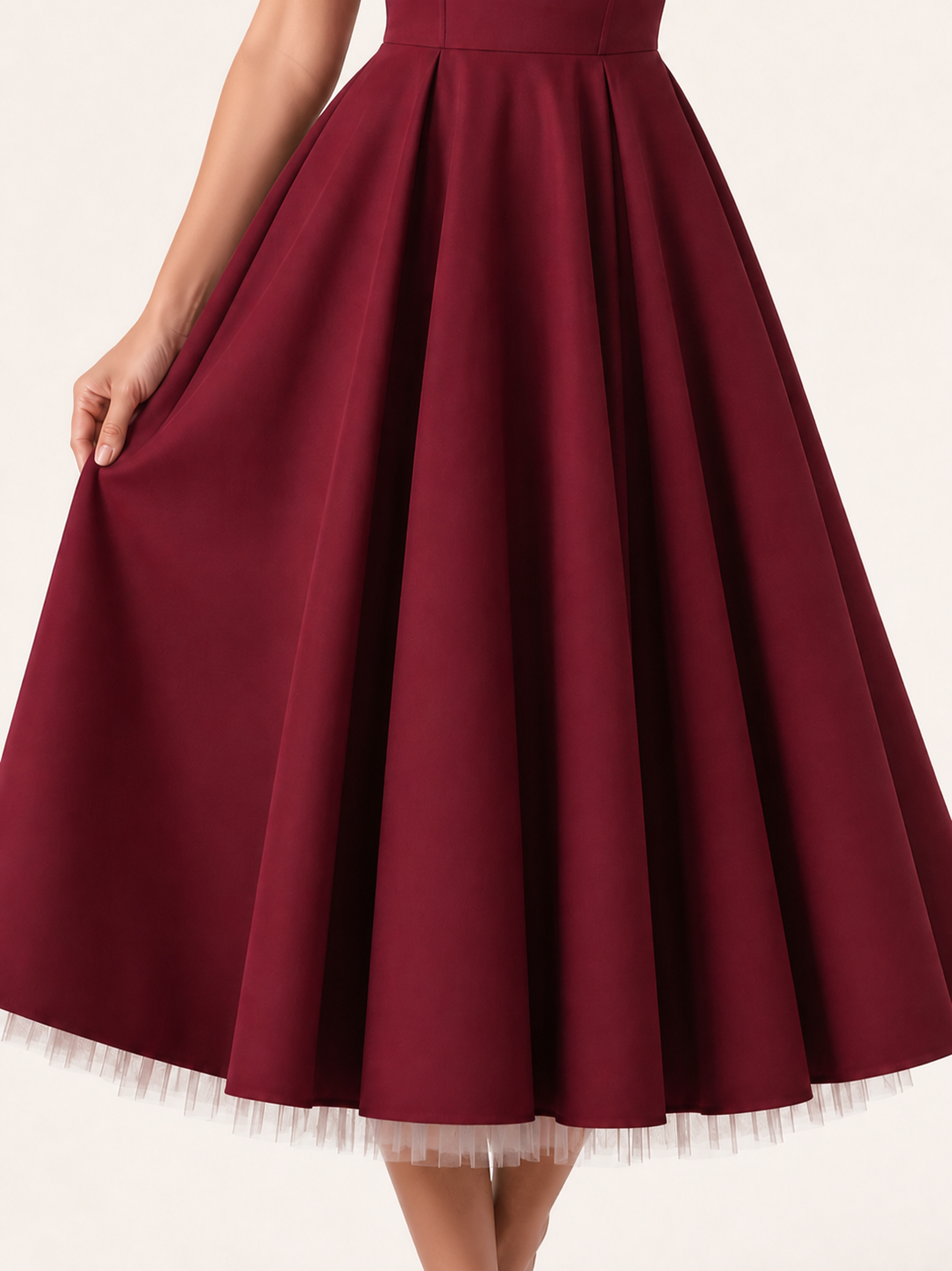 Mirabelle | Sweetheart Tulle Midi Dress